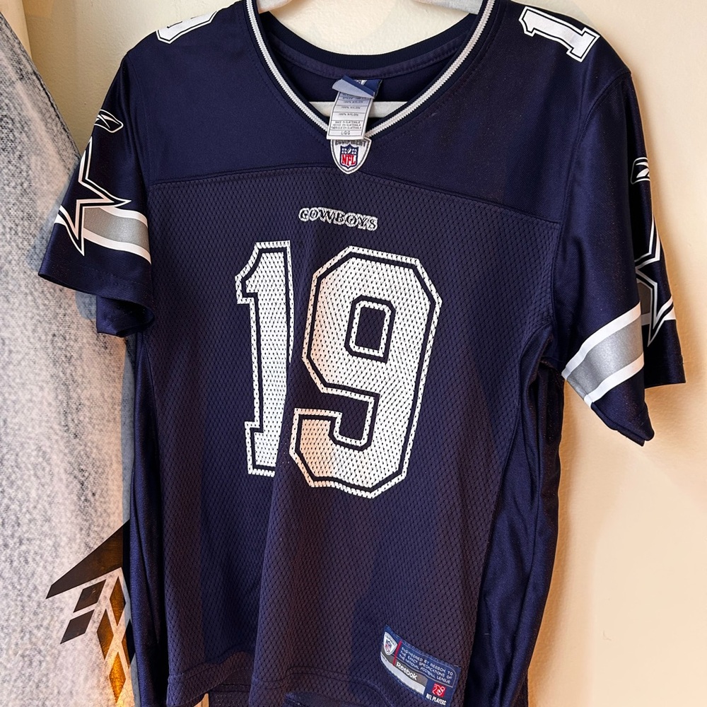 Reebok Blue and White Athletic Jerseys